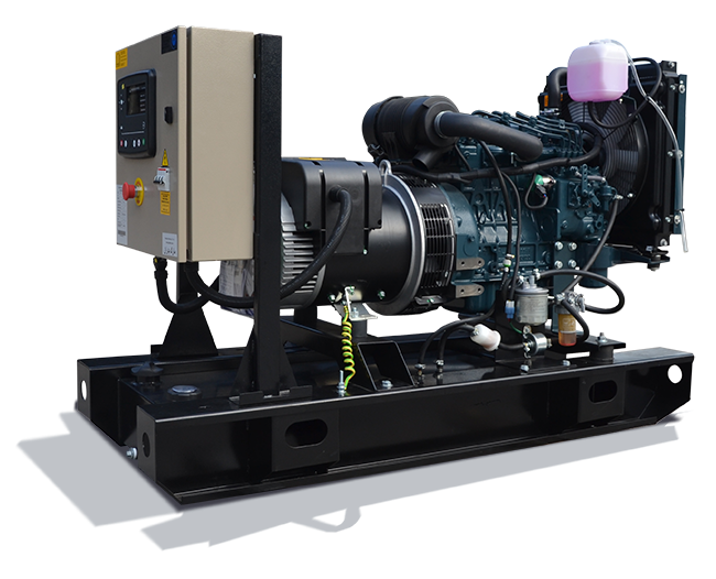 Ghaddar Generator KT12– KT13S (1500 rpm) powered by Kubota