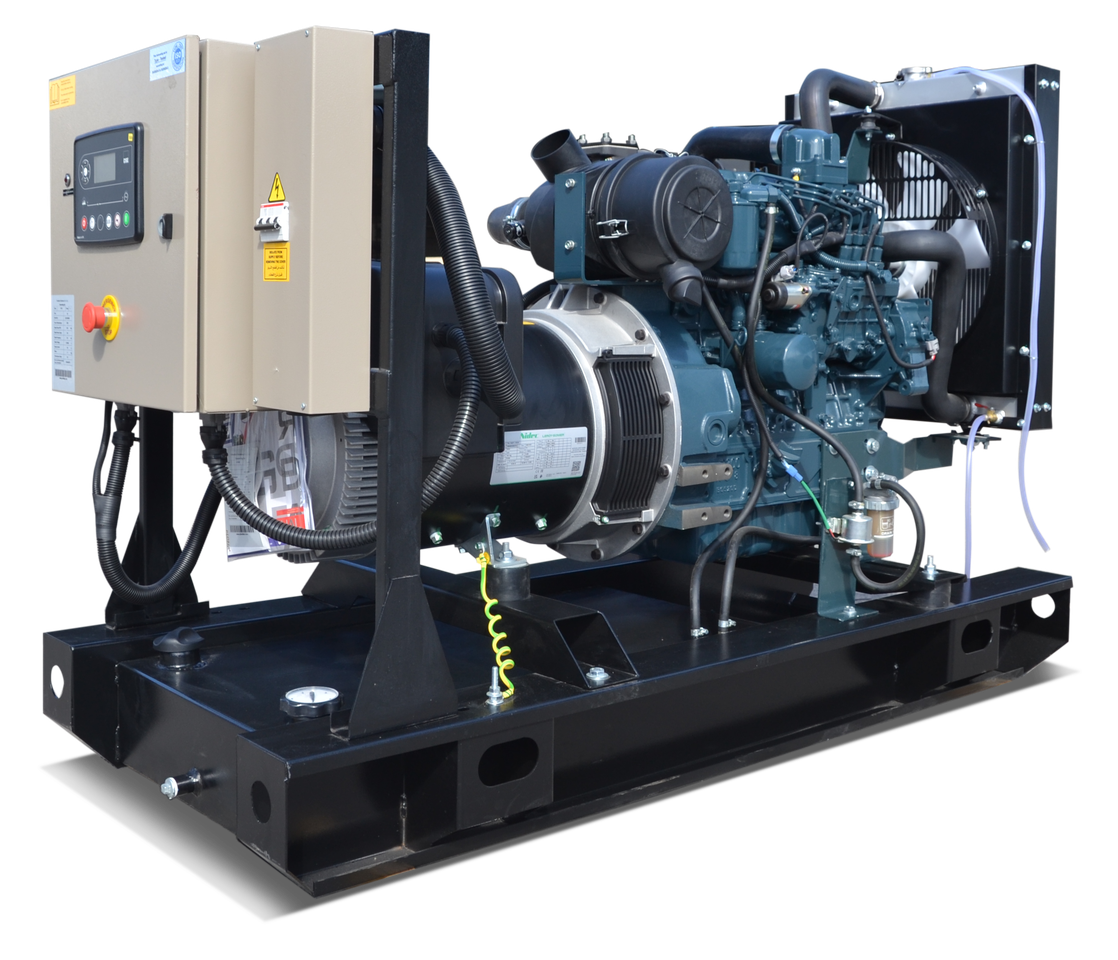 Ghaddar Generator KT40- KT44S (1500 rpm) – 1 Phase powered by Kubota