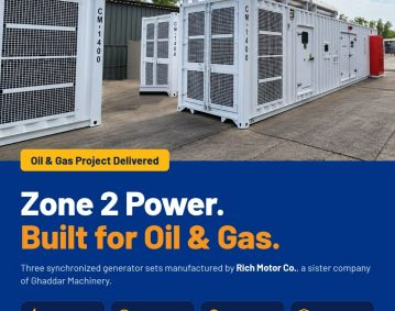 4,500 kVA Zone 2 Power System for an Oil & Gas Facility – Ghaddar Machinery